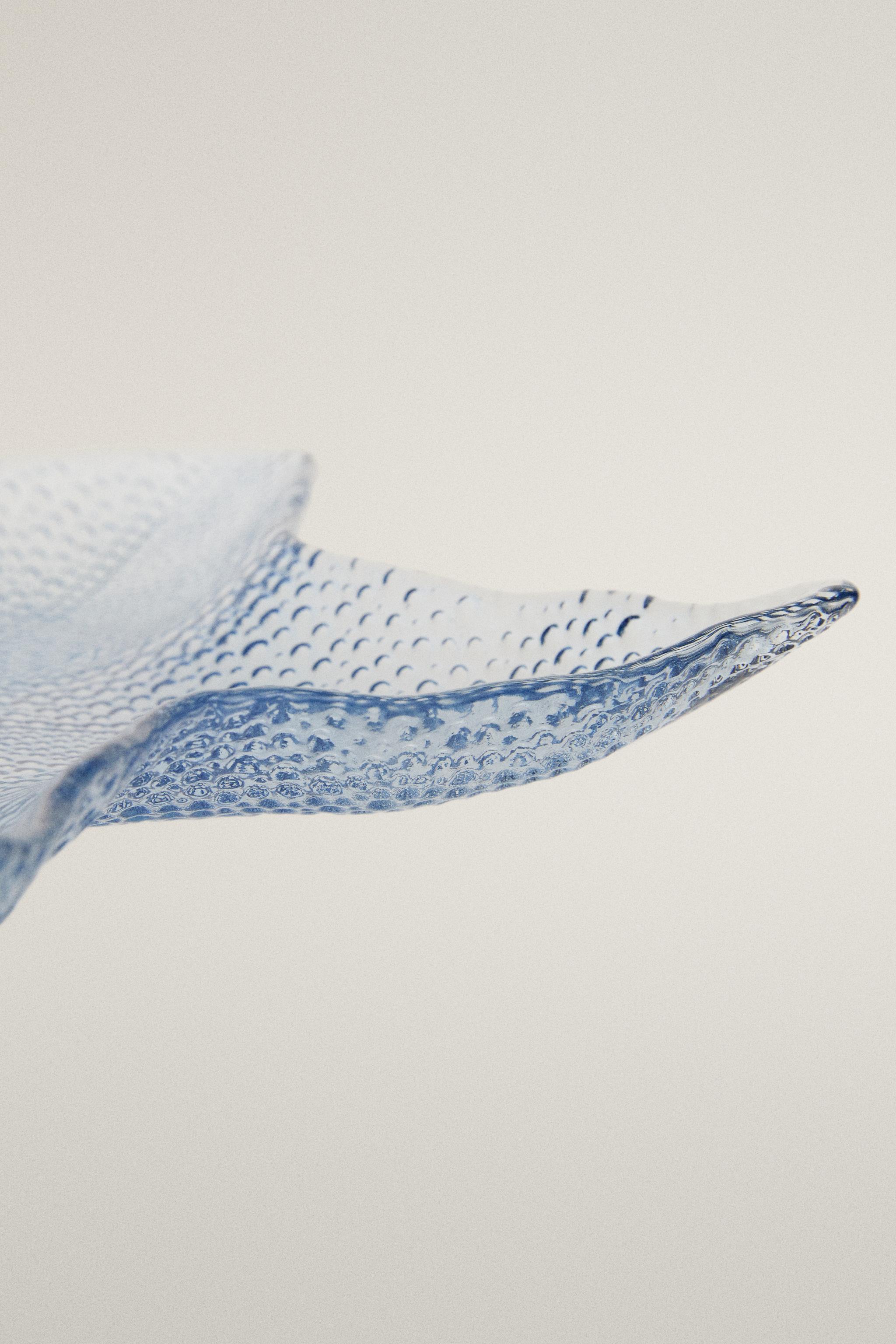 PLAT EN VERRE ÉTOILE